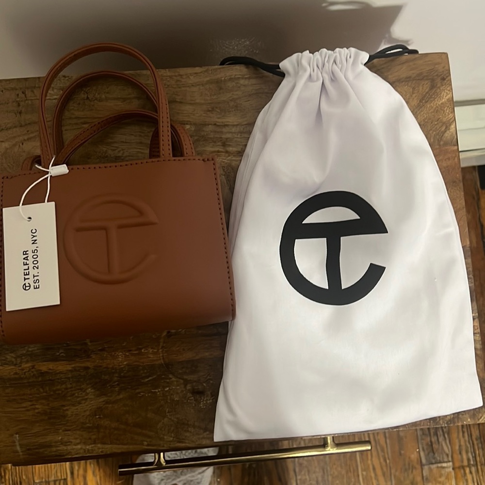 Telfar Small Shopping Bag - Tan